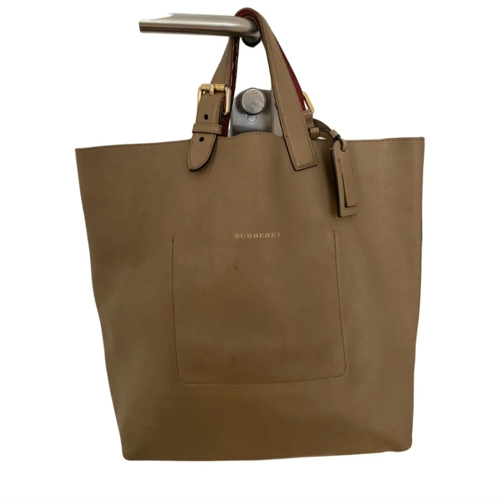 Authentic Burberry Peggy Leather Tote